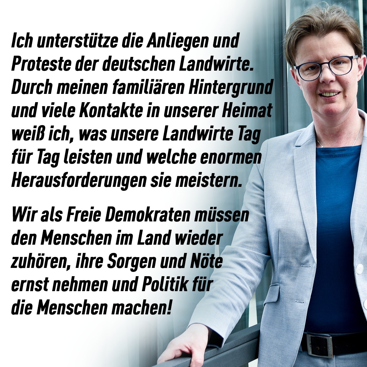 Statement der FDP-Abgeordneten Marion Schardt-Sauer auf Facebook